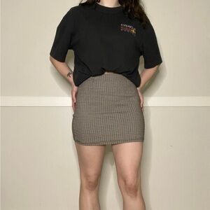 Plaid Mini Skirt